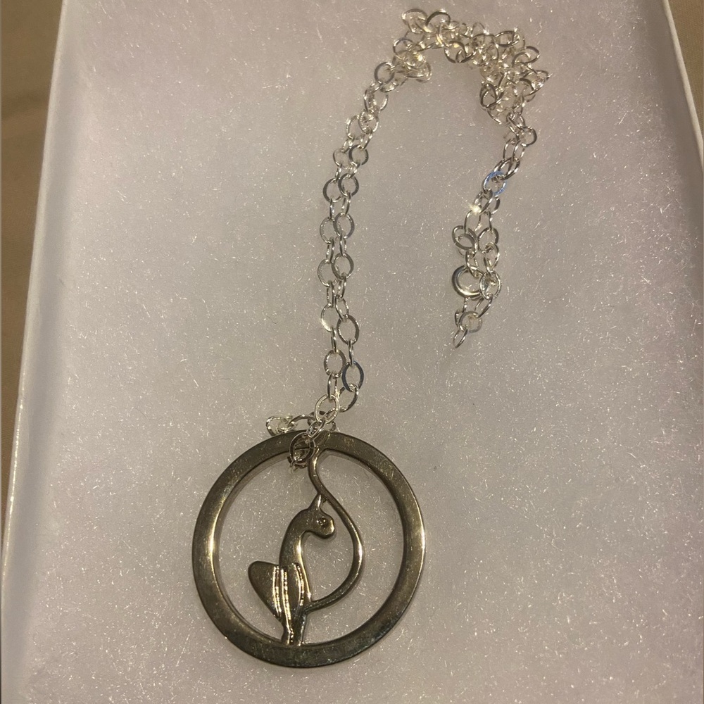 Ladies Baby Phat floating Pendant Necklace